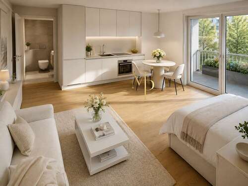 Foto - Wohnung zum Mieten in München 987,00 € 33.6 m²