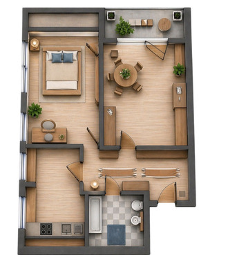 Foto - Wohnung zum Kaufen in Berlin 269.000,00 € 58 m²