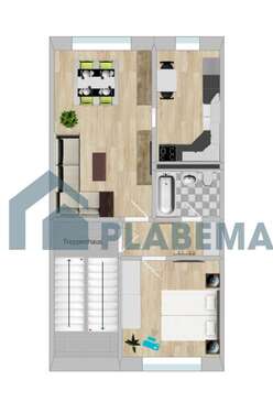 Foto - Wohnung zum Mieten in Lübz 370,00 € 48.75 m²