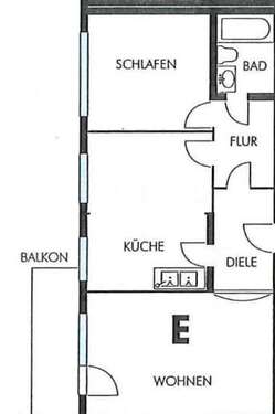 Foto - Wohnung zum Kaufen in Bergheim 99.000,00 € 71 m²