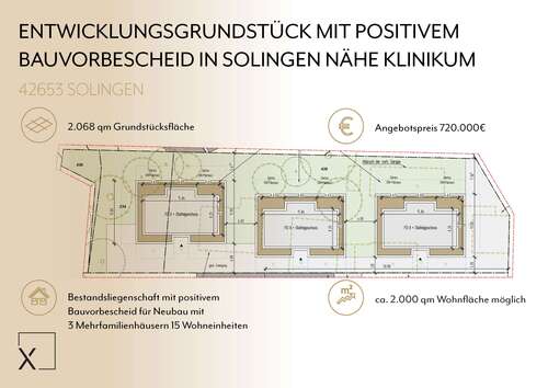 Foto - Grundstück zu verkaufen in Solingen 720.000,00 € 2068 m²