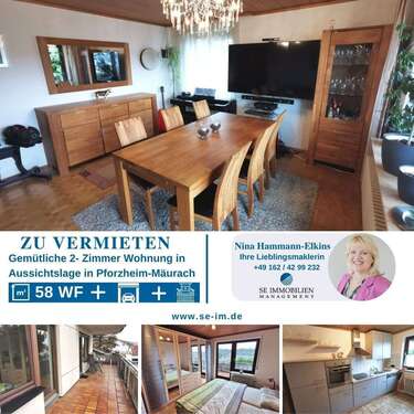 Foto - Wohnung zum Mieten in Pforzheim 580,00 € 58 m²