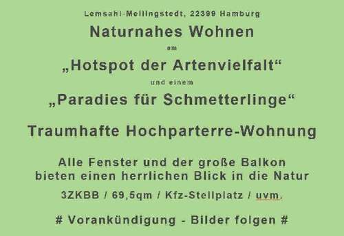 Foto - Wohnung zum Kaufen in Lemsahl Mellingstedt, Hamburg 499.000,00 € 69.45 m²