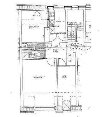 Foto - Wohnung zum Mieten in Hamburg 459,50 € 58.91 m²