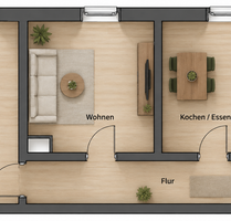 Wohnung zum Mieten in Mannheim 700,00 € 47 m²