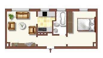 Foto - Wohnung zum Mieten in Duisburg 409,00 € 39.99 m²