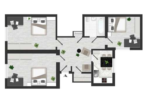 Foto - Wohnung zum Mieten in Dresden 873,60 € 83.2 m²