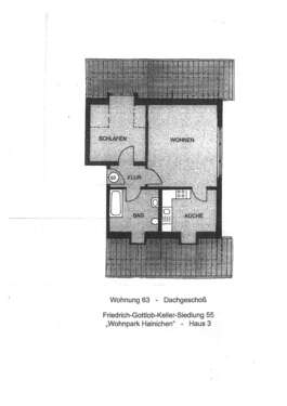 Foto - Wohnung zum Mieten in Hainichen 250,00 € 50.15 m²