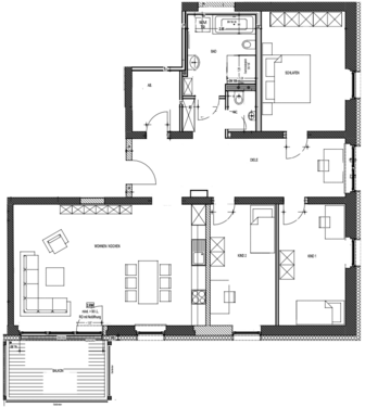 Foto - Wohnung zum Mieten in Merseburg 1.601,17 € 136.27 m²