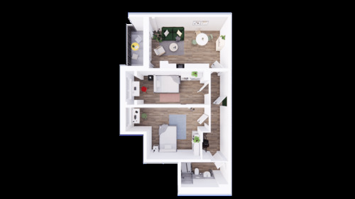 Foto - WG-Zimmer in Aachen 772,00 € 14 m²