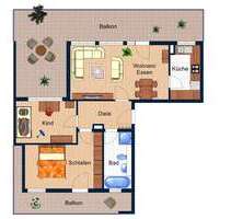 Wohnung zum Mieten in Taucha 1.000,00 € 84.5 m²