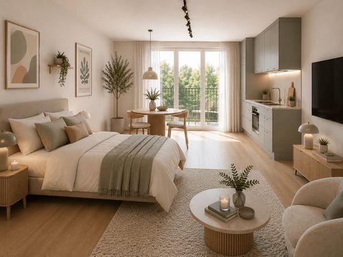 Foto - Wohnung zum Kaufen in Augsburg 230.000,00 € 30.47 m²