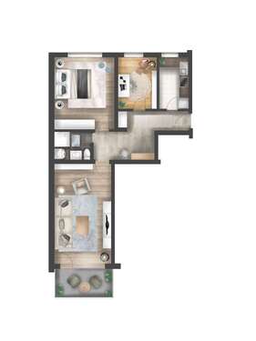 Foto - Wohnung zum Mieten in Burgdorf 700,00 € 70 m²