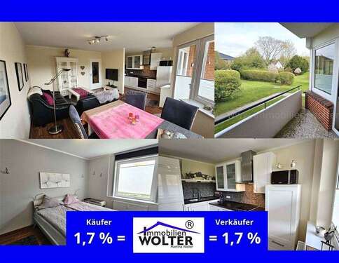 Foto - Wohnung zum Kaufen in Wyk auf Föhr 259.000,00 € 50 m²