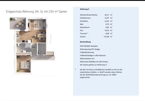 Foto - Wohnung zum Kaufen in Wurster Nordseeküste 293.000,00 € 85 m²