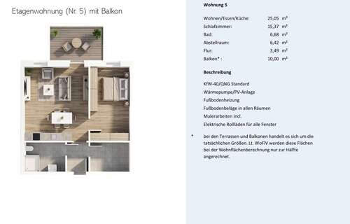 Foto - Wohnung zum Kaufen in Wurster Nordseeküste 220.000,00 € 68 m²