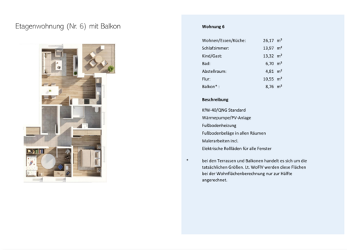 Foto - Wohnung zum Kaufen in Wurster Nordseeküste 289.000,00 € 85 m²