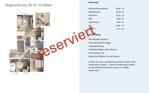 Foto - Wohnung zum Kaufen in Wurster Nordseeküste 293.000,00 € 87 m²