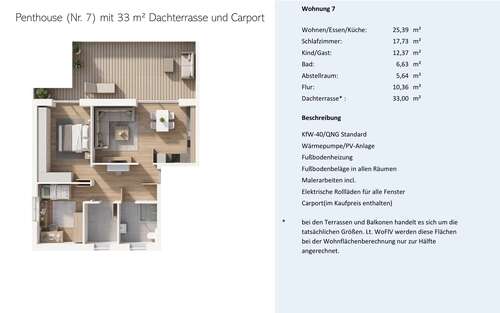 Foto - Wohnung zum Kaufen in Wurster Nordseeküste 349.000,00 € 112 m²