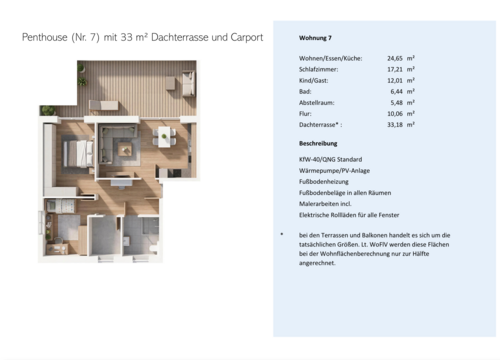 Foto - Wohnung zum Kaufen in Wurster Nordseeküste 320.000,00 € 110 m²