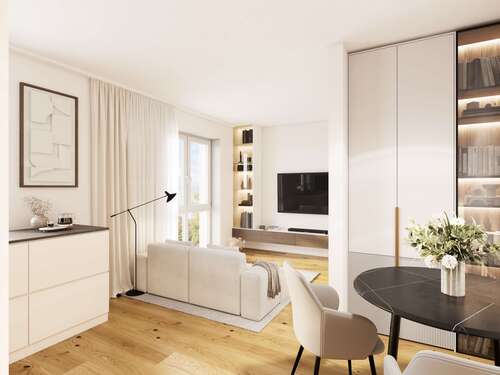 Foto - Wohnung zum Kaufen in Düsseldorf 209.000,00 € 30.31 m²