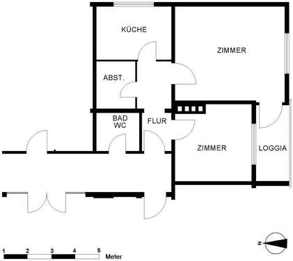 Foto - Wohnung zum Mieten in Bremerhaven 343,00 € 44.7 m²