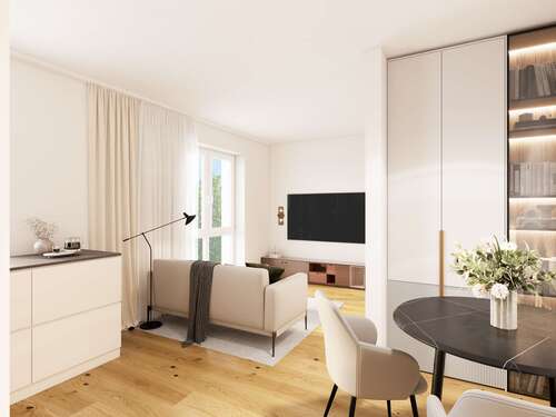 Foto - Wohnung zum Kaufen in Düsseldorf 209.000,00 € 30.31 m²