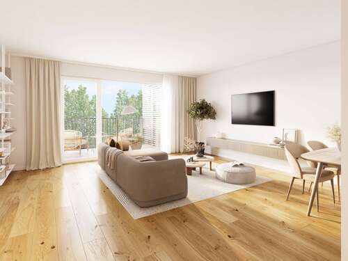 Foto - Wohnung zum Kaufen in Düsseldorf 355.000,00 € 54.62 m²