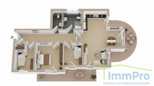 Foto - Wohnung zum Mieten in Ebhausen 1.290,00 € 121 m²