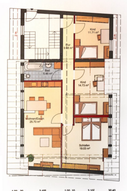Foto - Wohnung zum Mieten in Königsbach-Stein 750,00 € 77 m²