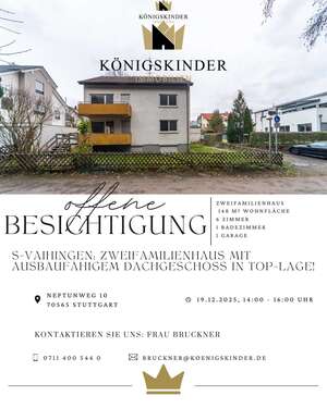 Foto - Haus zum Kaufen in Stuttgart Vaihingen 830.000,00 € 148.3 m²