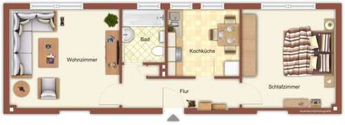 Foto - Wohnung zum Mieten in Mönchengladbach 500,00 € 51.6 m²