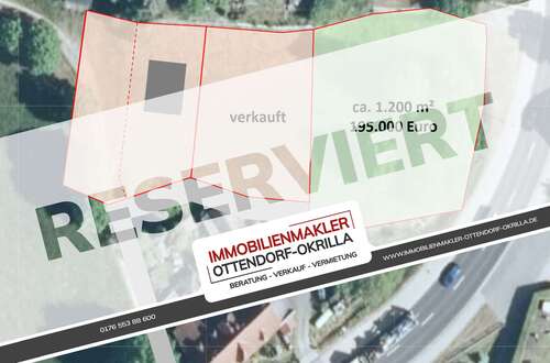 Foto - Grundstück zu verkaufen in Ottendorf-Okrilla 195.000,00 € 1200 m²