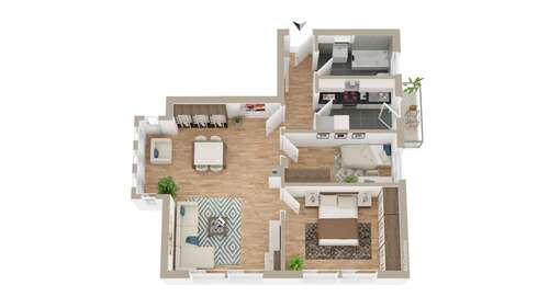 Foto - Wohnung zum Mieten in Stuttgart Degerloch 1.440,00 € 71.3 m²