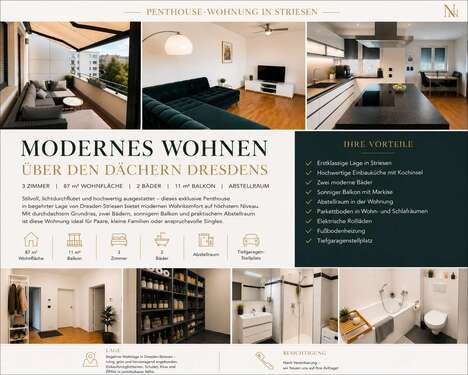 Foto - Wohnung zum Kaufen in Dresden 510.000,00 € 87 m²
