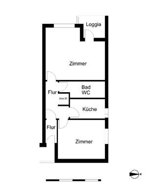 Foto - Wohnung zum Mieten in Bremerhaven 358,00 € 58.15 m²