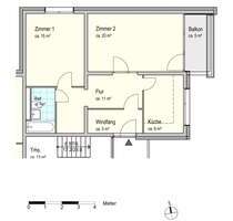 Wohnung zum Mieten in Bremen 442,00 € 64.82 m²