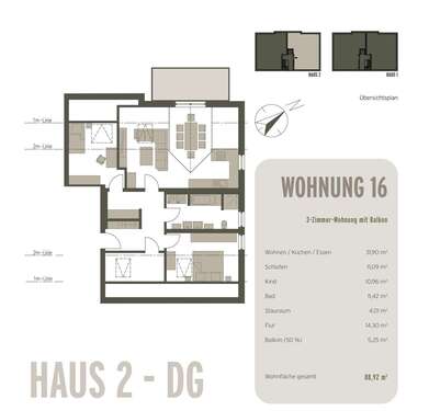 Foto - Wohnung zum Kaufen in Mühldorf am Inn 489.060,00 € 88.92 m²