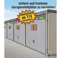 Garage zu vermieten in Dortmund 77,00 €