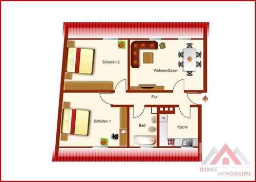 Foto - Wohnung zum Kaufen in Willingen (Upland) Usseln 90.000,00 € 63 m²