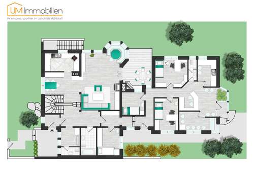 Foto - Haus zum Kaufen in Waldkraiburg 920.000,00 € 424.87 m²