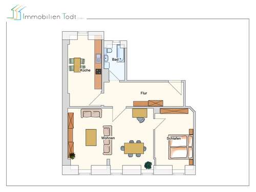 Foto - Wohnung zum Mieten in Plauen 358,00 € 79.38 m²