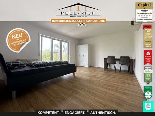 Foto - Wohnung zum Mieten in Karlsruhe 800,00 € 34.2 m²