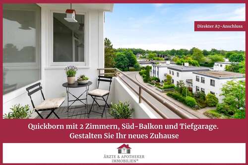 Foto - Wohnung zum Kaufen in Quickborn 135.000,00 € 52.89 m²