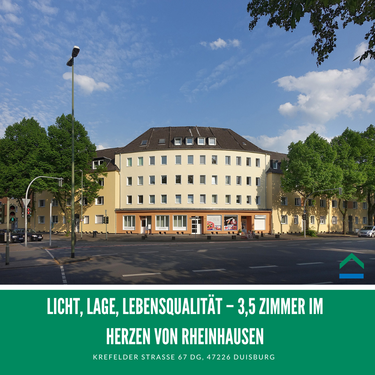 Foto - Wohnung zum Mieten in Duisburg 485,32 € 69.73 m²