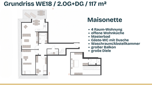 Foto - Wohnung zum Mieten in Crimmitschau 1.111,50 € 117 m²