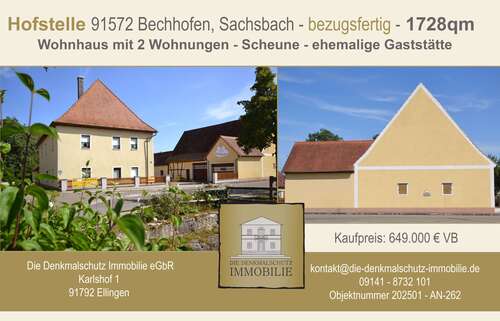 Foto - Haus zum Kaufen in Bechhofen 649.000,00 € 421 m²