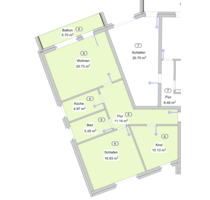 Wohnung zum Mieten in Lampertheim 900,00 € 70 m²