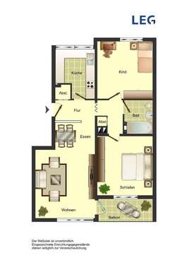 Foto - Wohnung zum Mieten in Köln 820,00 € 67.05 m²