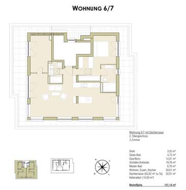 Foto - Wohnung zum Kaufen in München 1.490.000,00 € 131.14 m²